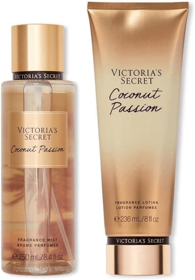 KIT Creme + Body Splash - Coconut - Passion Victoria's Secret 