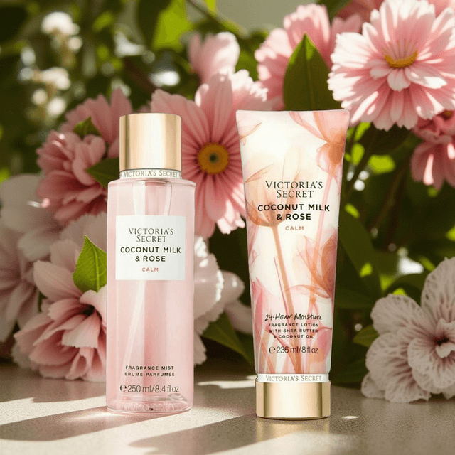 KIT Creme + Body Splash - Coconut Milk Rose Victoria's Secret 