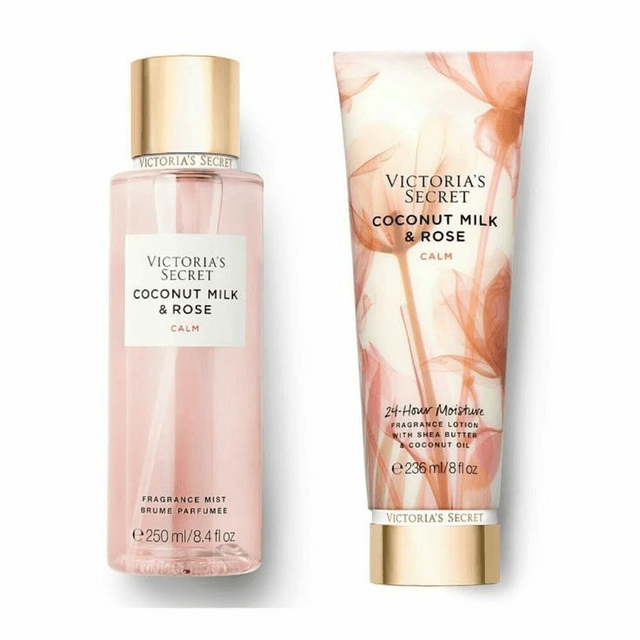 KIT Creme + Body Splash - Coconut Milk Rose Victoria's Secret 