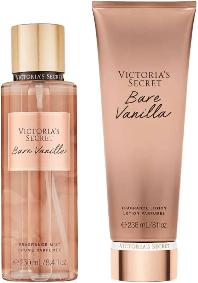 KIT Creme + Body Splash - Bare Vanilla Victoria's Secret 